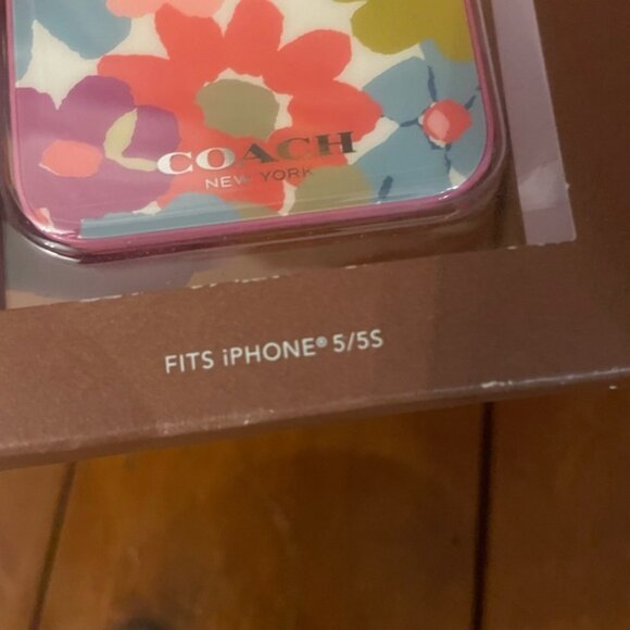 New Coach iPhone Floral Phone Case 5 5S - Picture 5 of 7